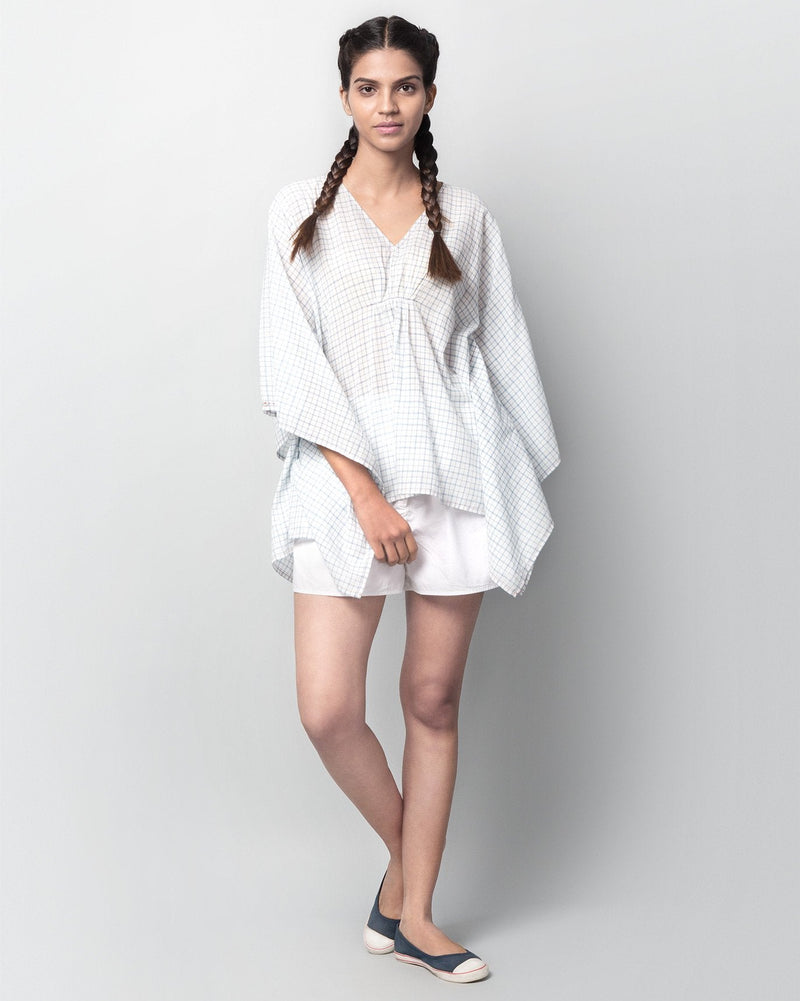 Kuma Check Kaftan
