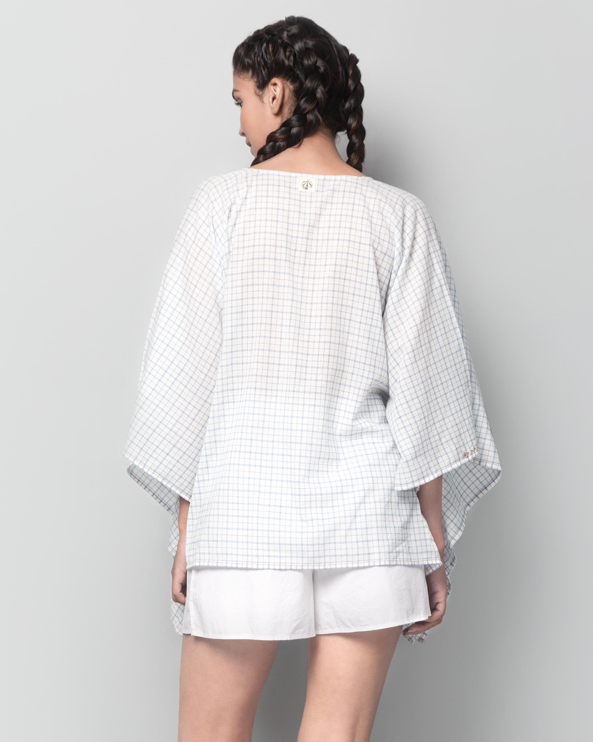 Kuma Check Kaftan