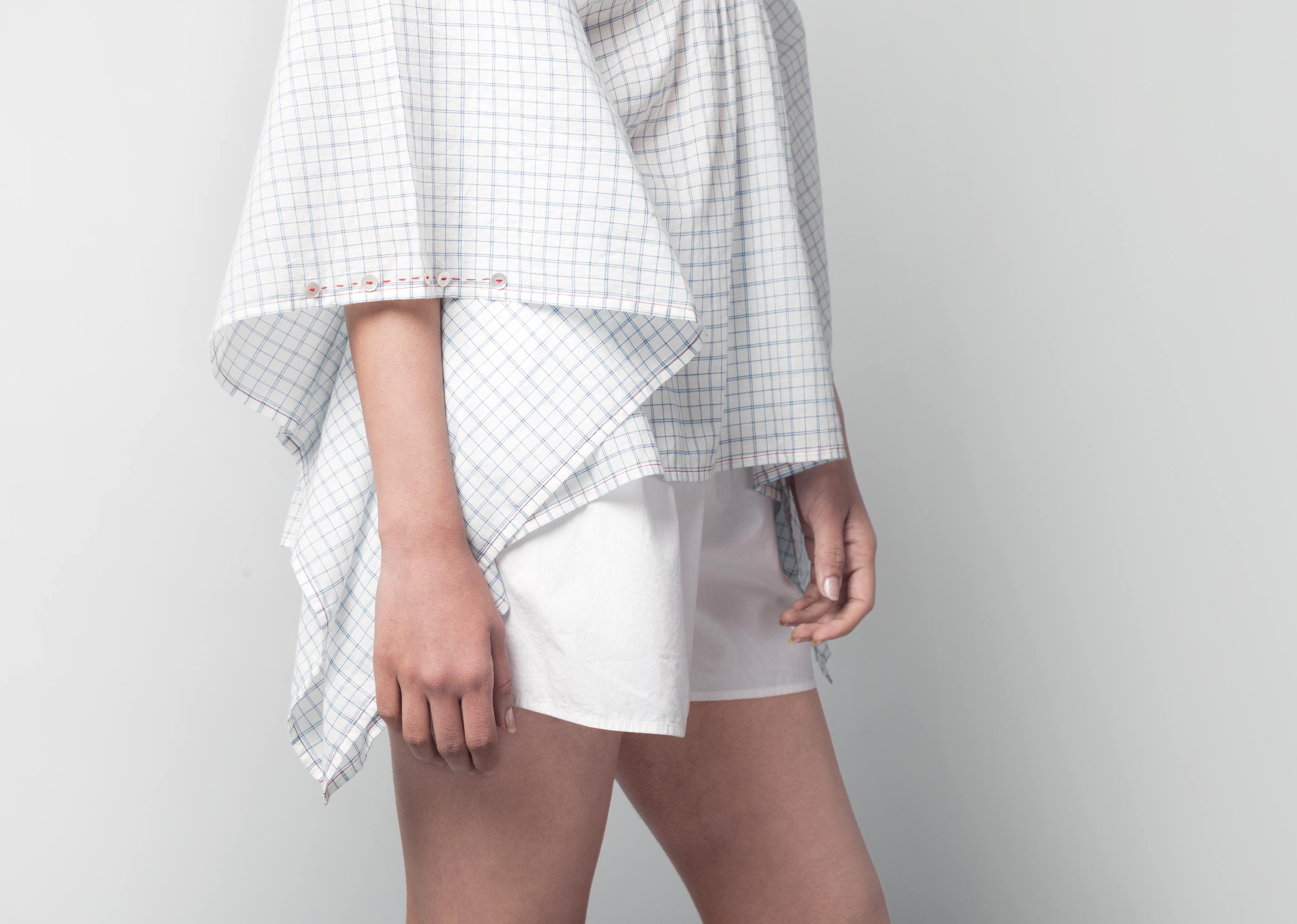 Kuma Check Kaftan