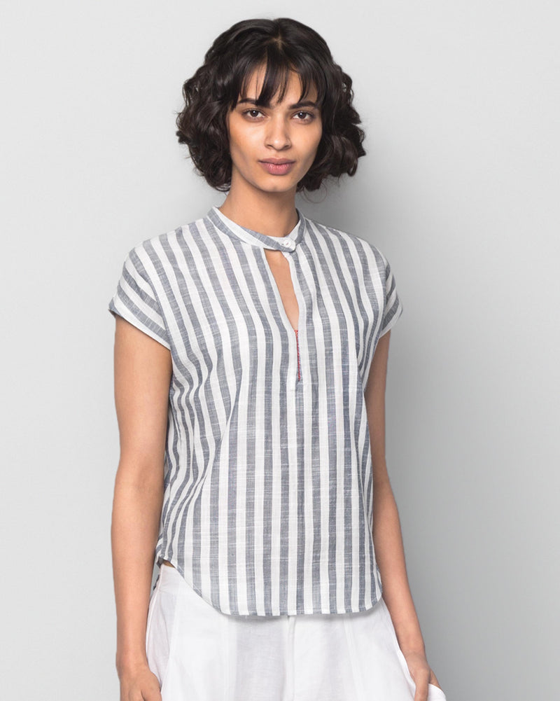 Kimono Stripe Top