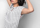 Kimono Stripe Top