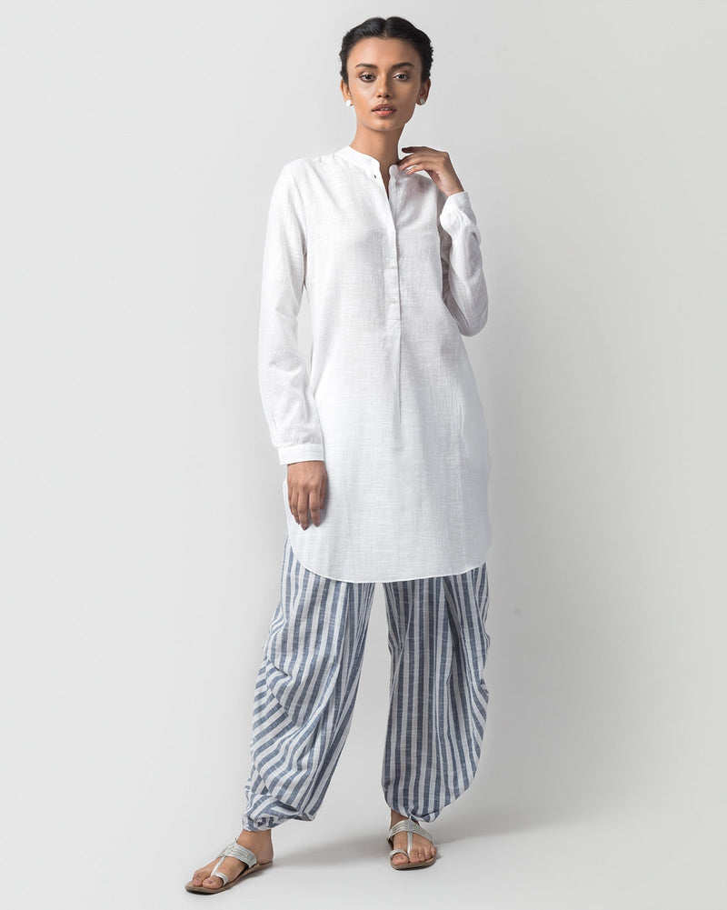 Classic Mid-length Plain Kurta
