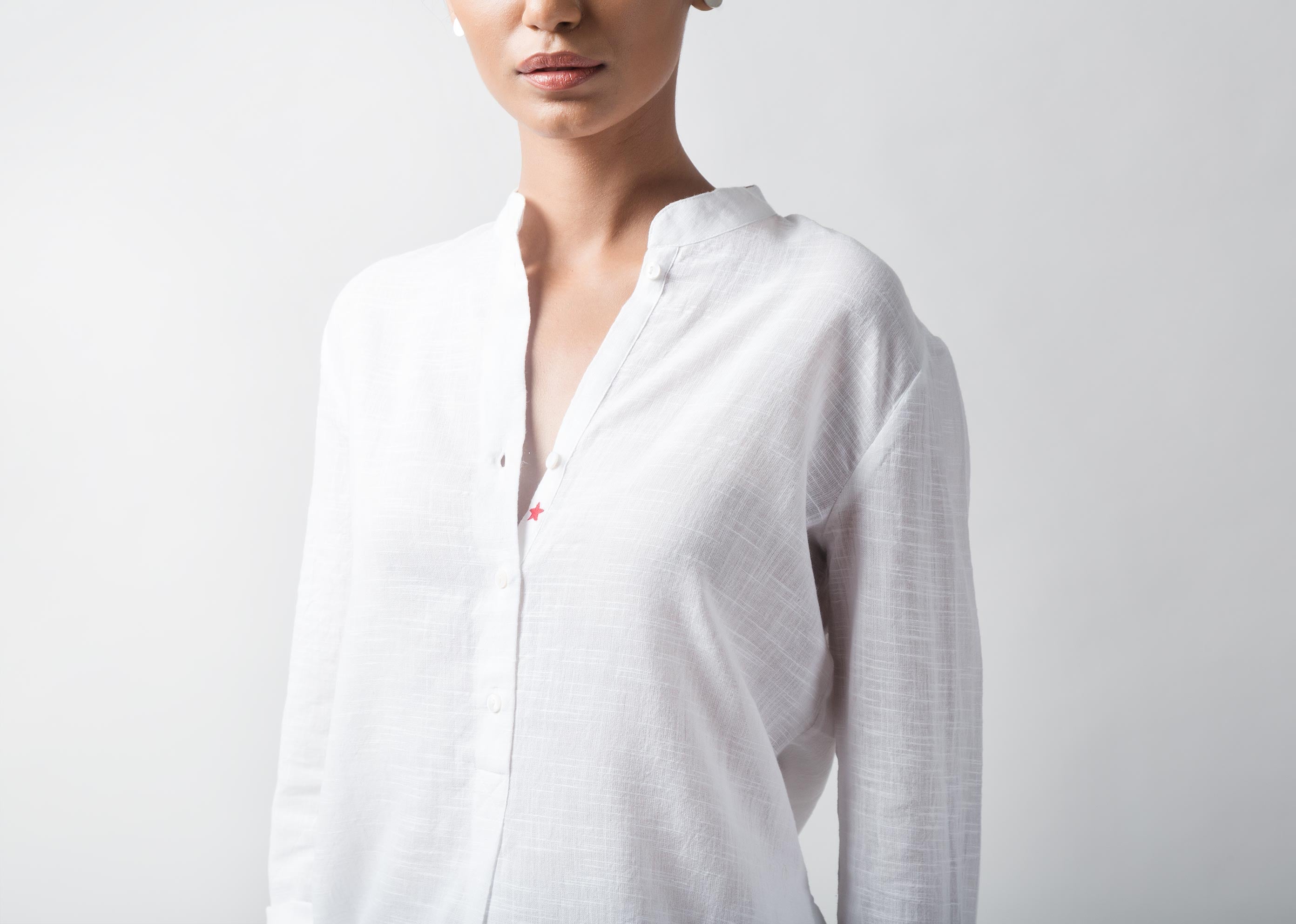 Classic Mid-length Plain Kurta