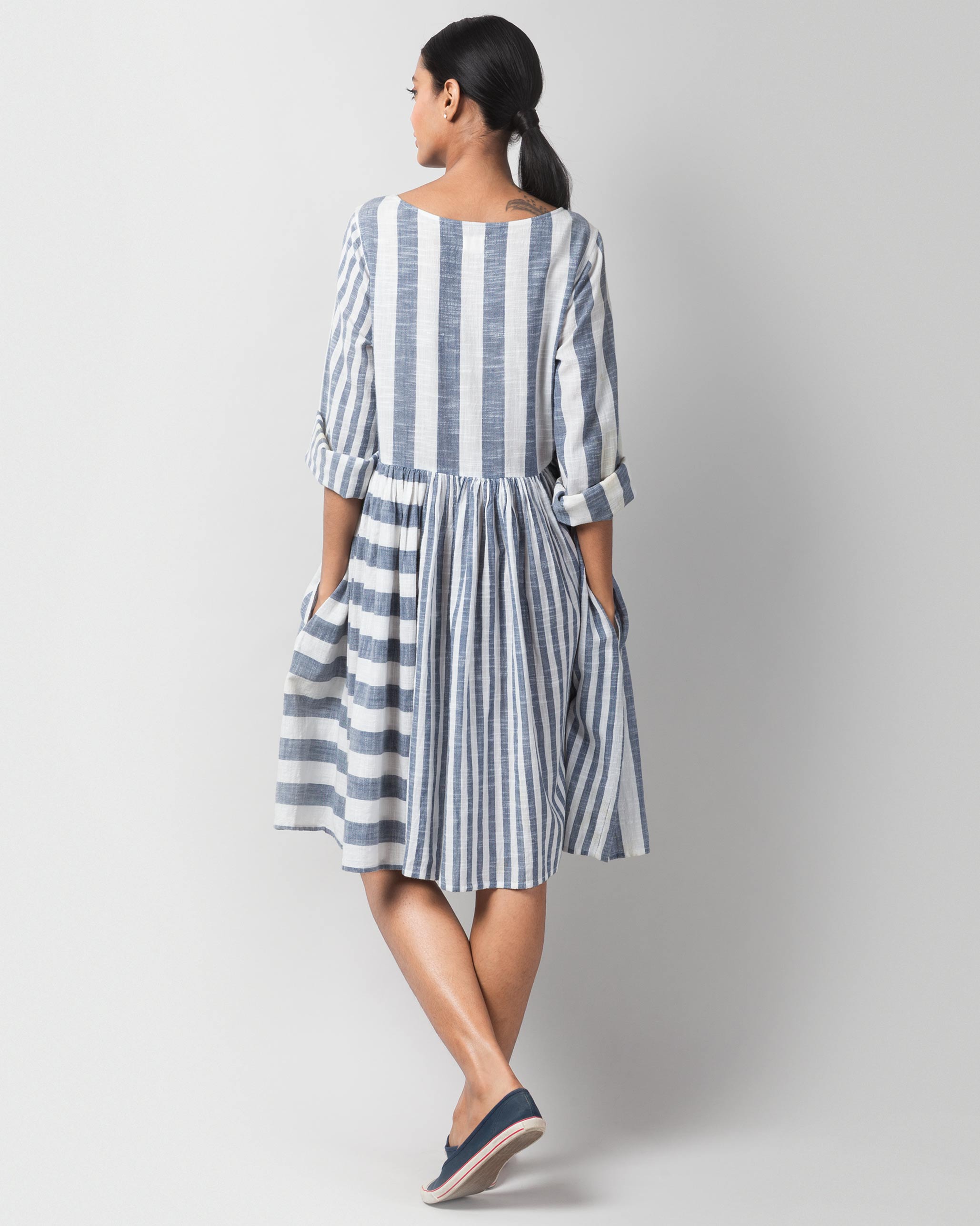 Rainy Season Stripe Dress
