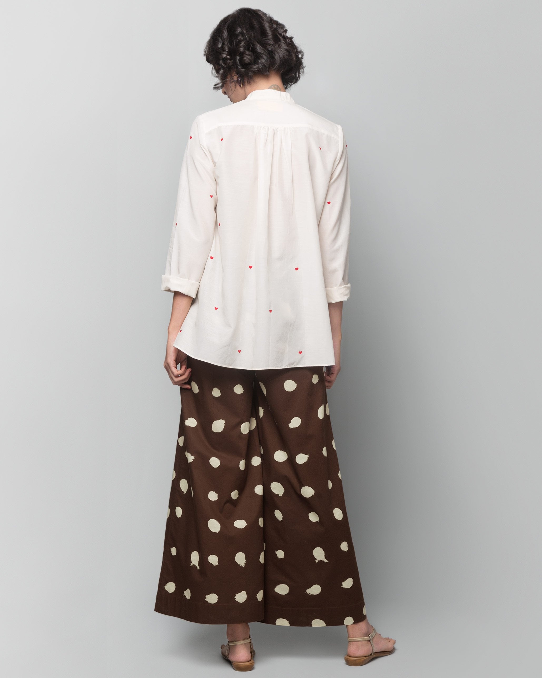 Hit Snooze Pyjamas - Brown & Ivory