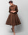 Luna Heart Dress - Brown
