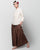 Mandarin Collar Heart Top - Ivory