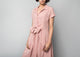 Cadeau Dotted Dress & Slip Set - Pink