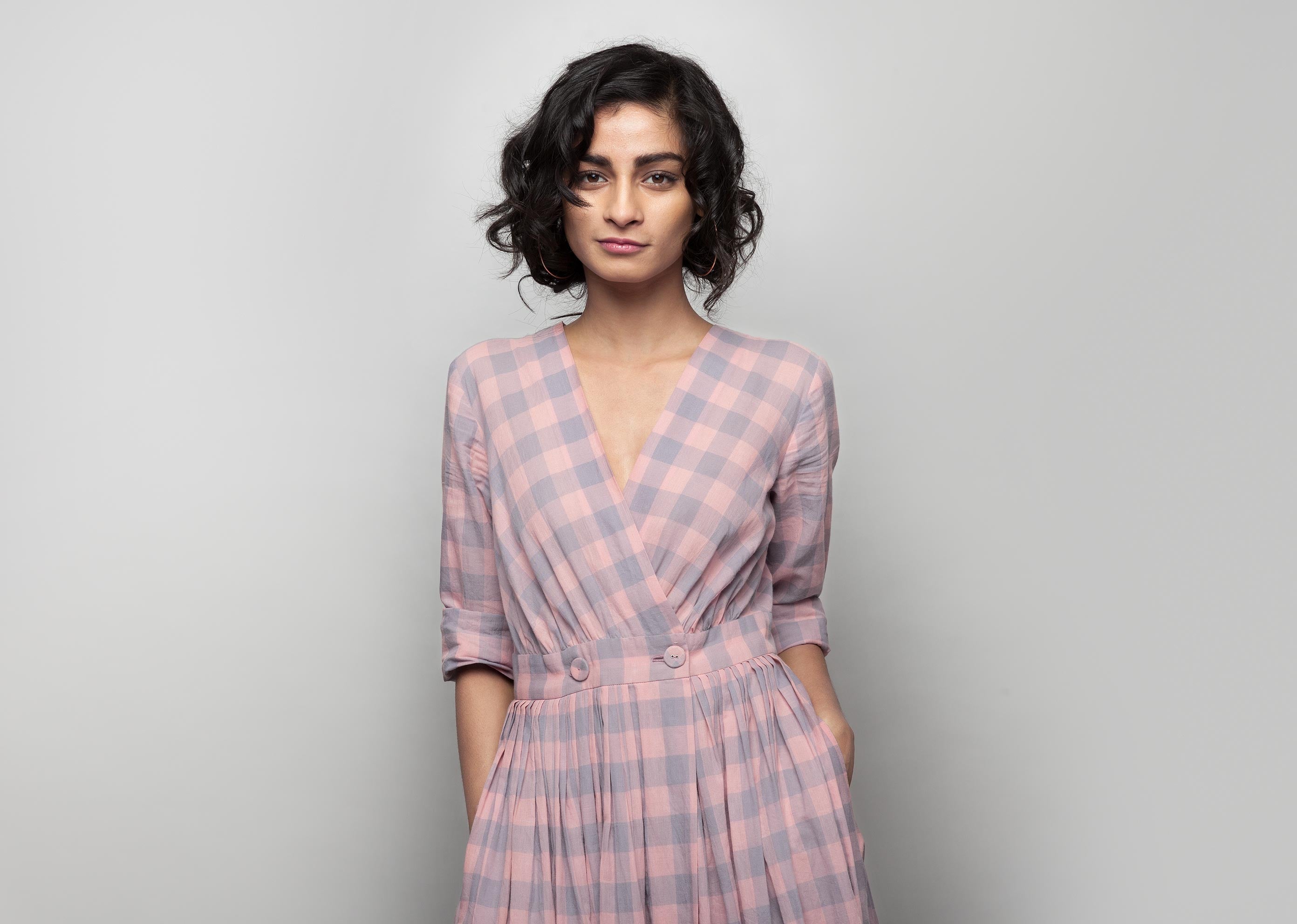Nico Check Dress