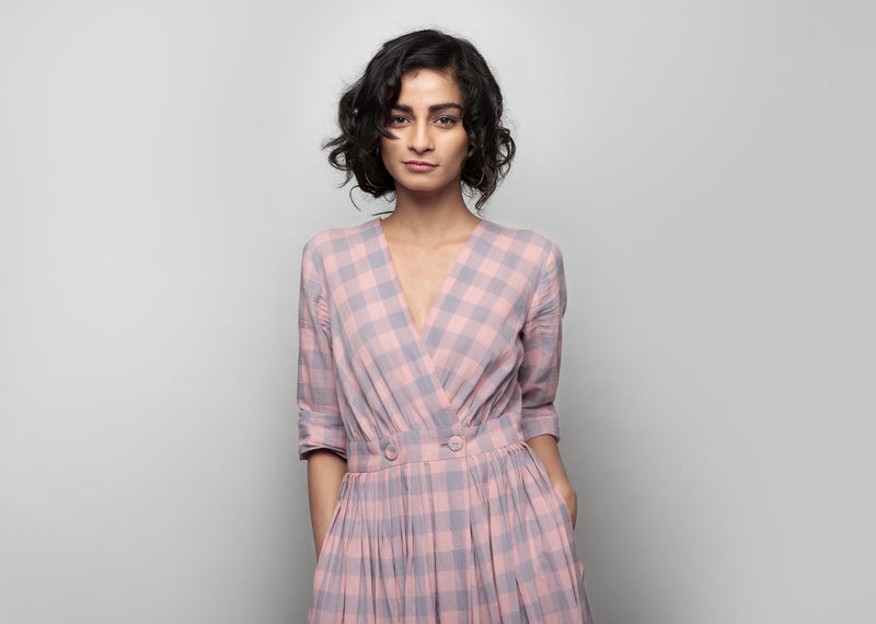 Nico Check Dress