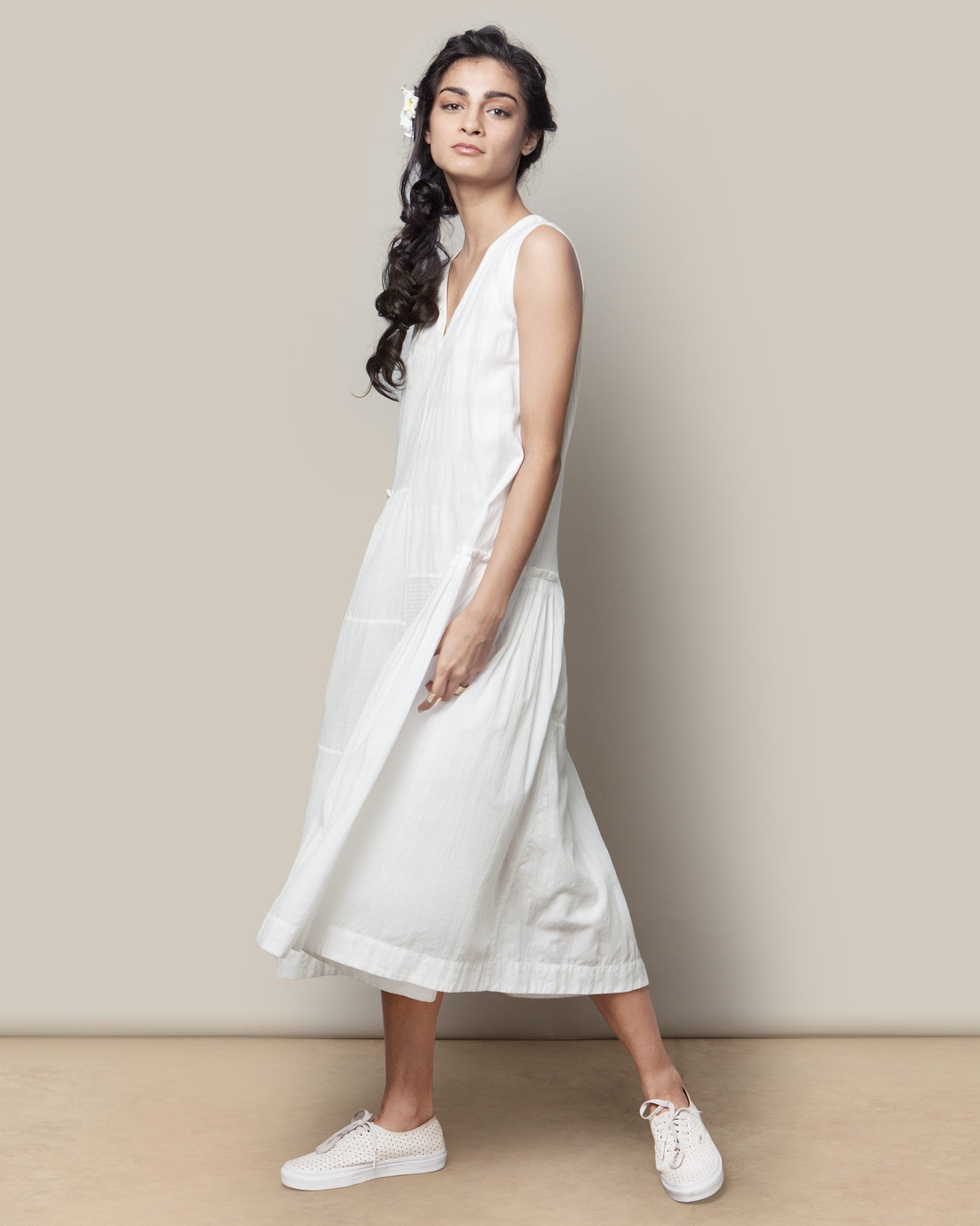 Pieced Kurta - Ivory