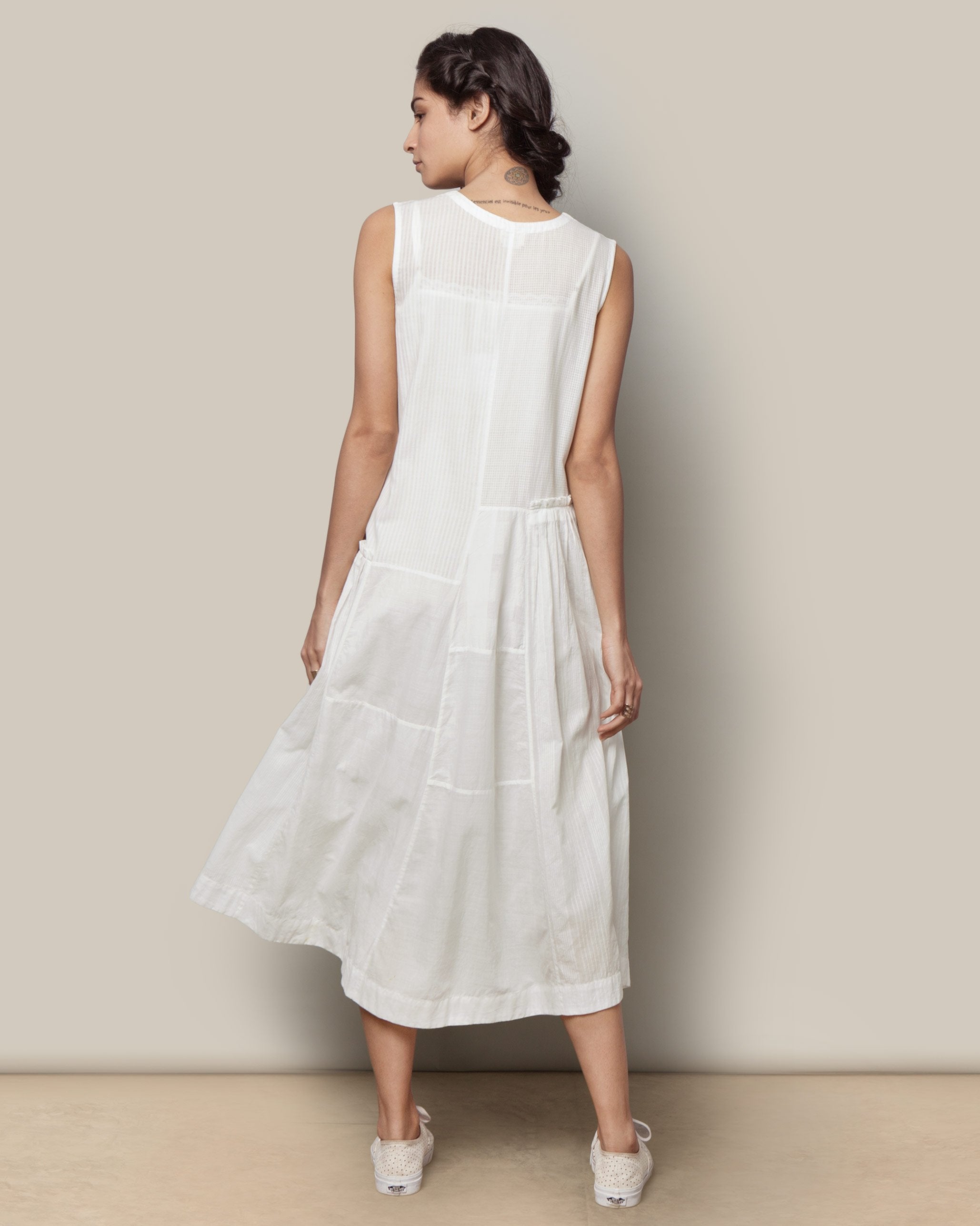 Pieced Kurta - Ivory