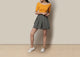 Linen Shorts - Charcoal