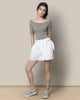 Poplin Shorts - White