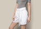 Poplin Shorts - White