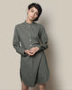 Basic Mid-length Kurta - Charcoal