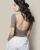 Ballerina Crop Top - Charcoal