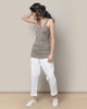 Long Tank Top - Charcoal