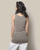 Long Tank Top - Charcoal