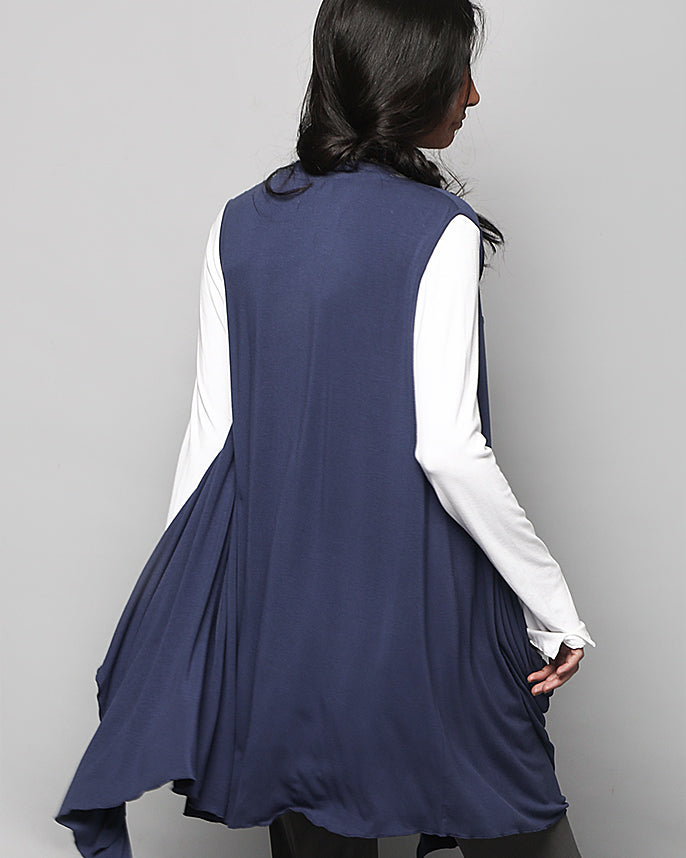 Dorimo Sleeveless Overlay - Indigo