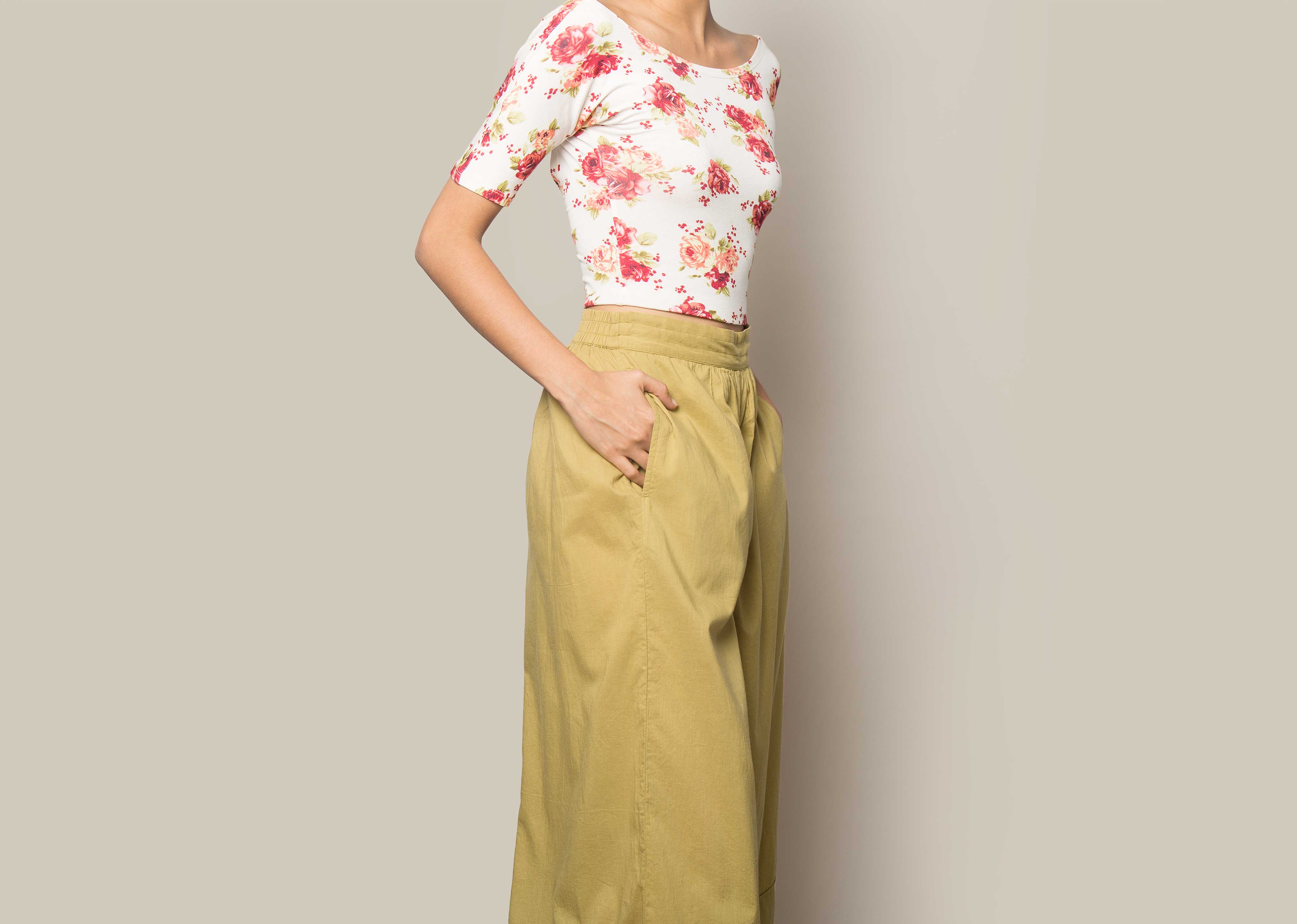 Easy Culottes - Leaf Green