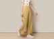 Cotton Trousers - Leaf Green