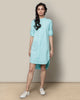Button-down Tunic - Aqua