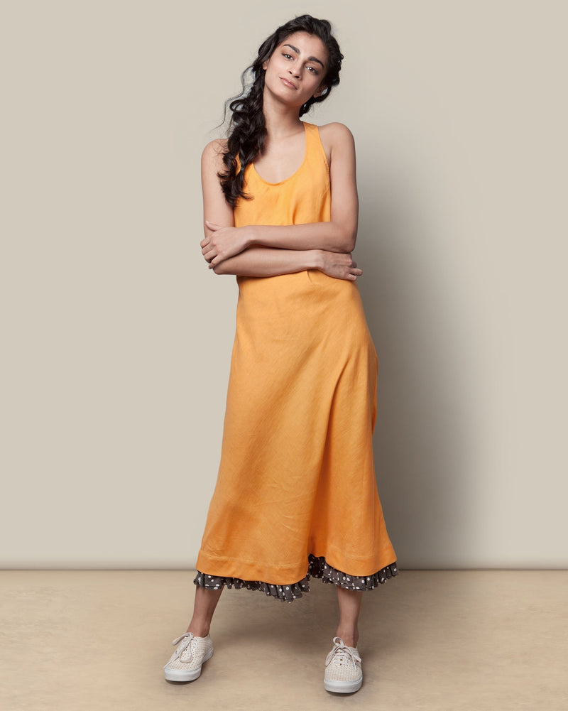 Racerback Sundress - Tangerine