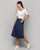 Linen Cotton Skirt - Indigo
