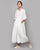 Pleated Waist Kurta - White