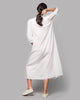 Pleated Waist Kurta - White
