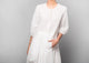 Pleated Waist Kurta - White