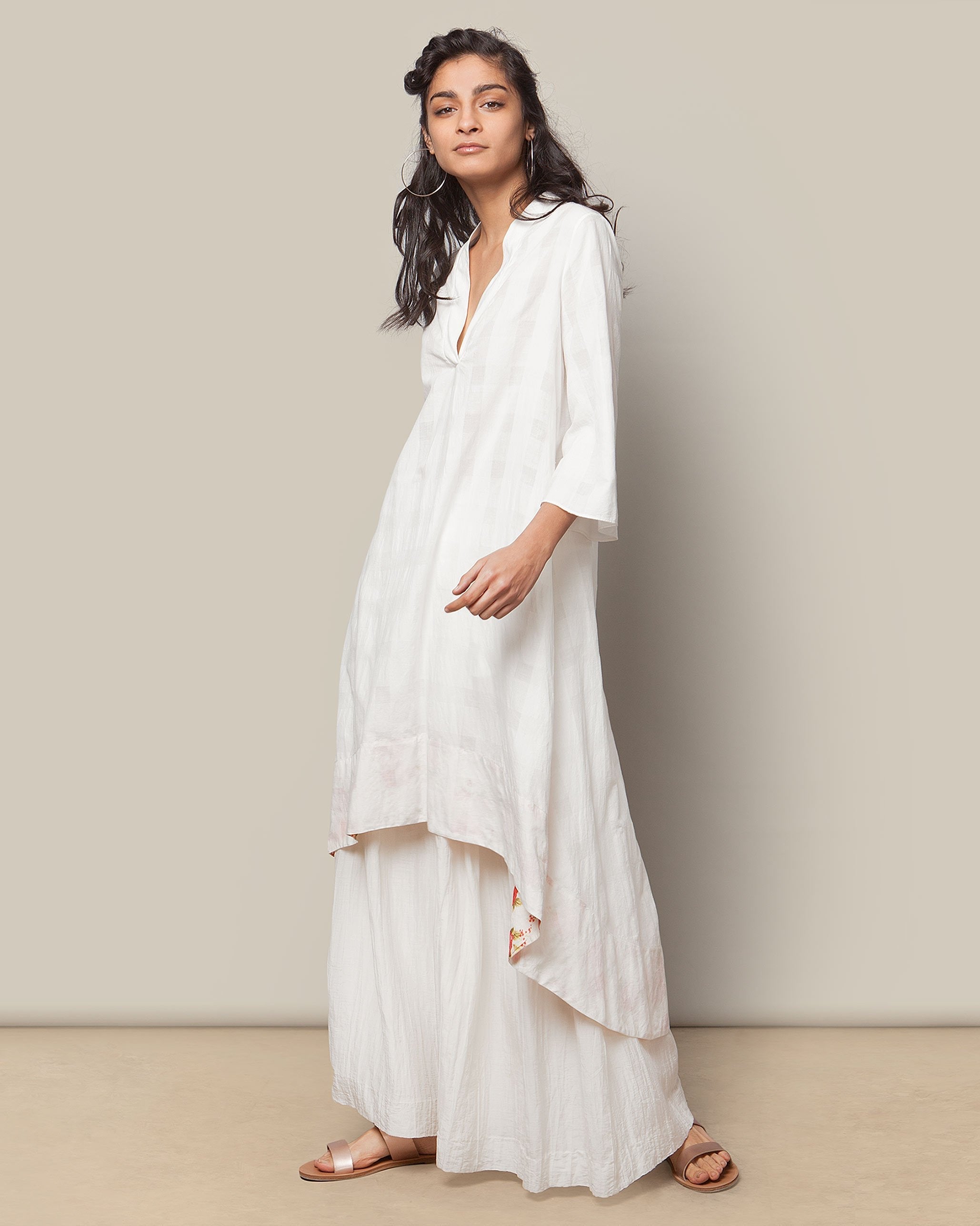 High-low Kurta - Ivory
