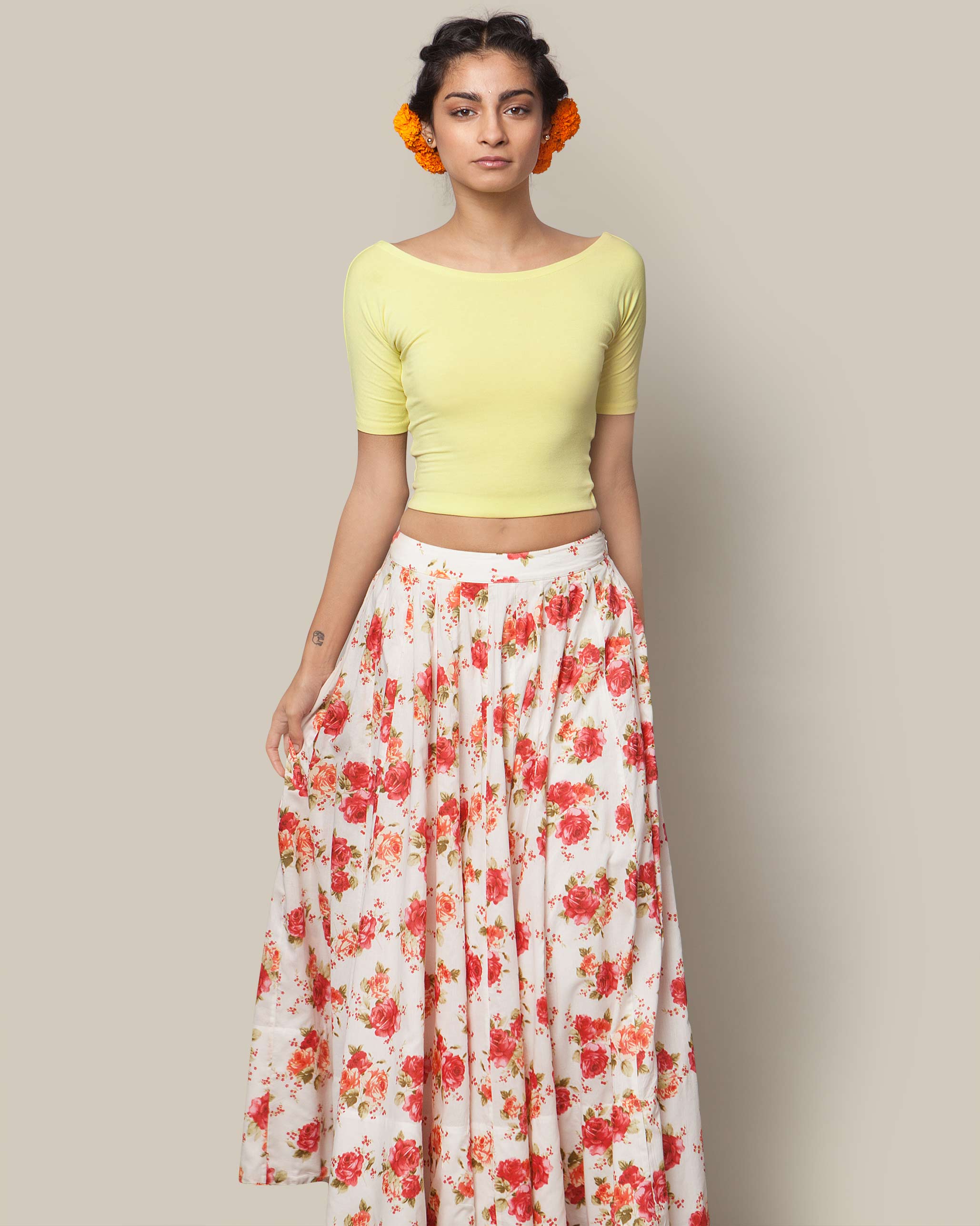 Panelled Skirt - Cheent