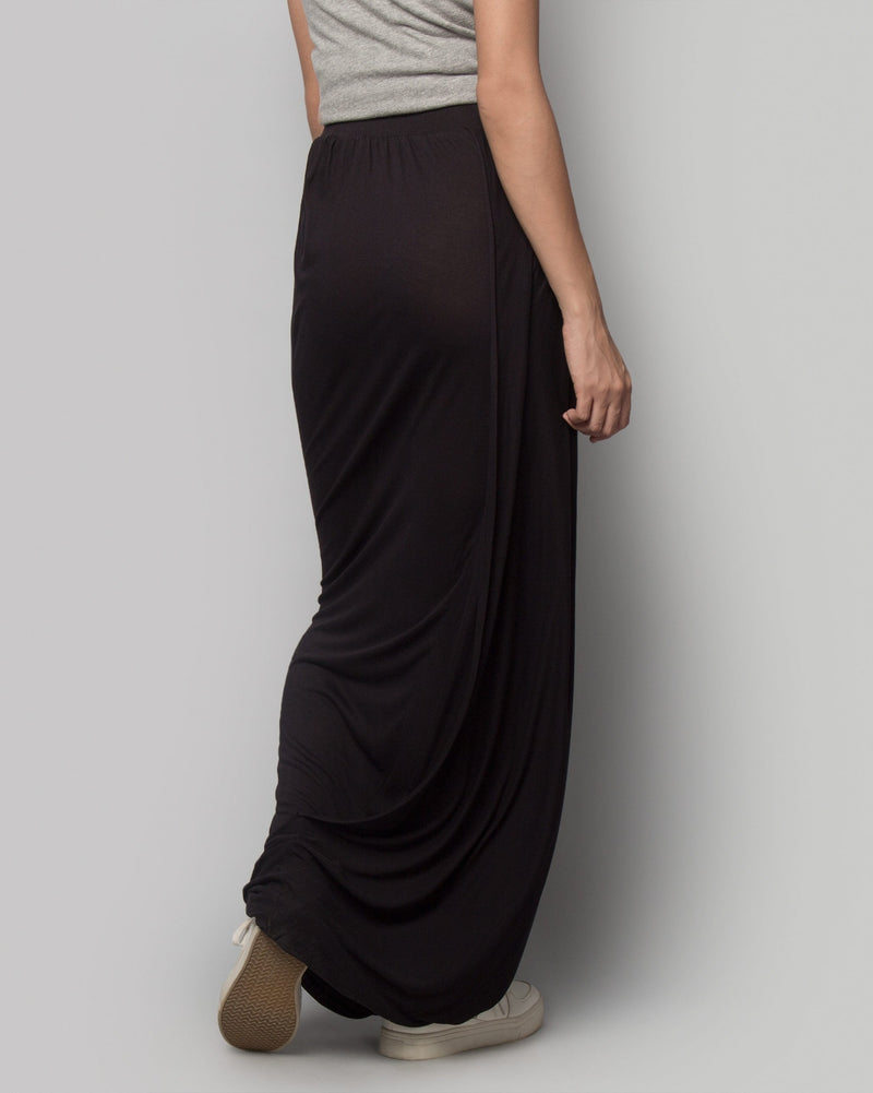 Jersey Wrap Skirt - Black