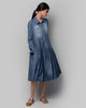 Demi Pleated Shirt Dress
