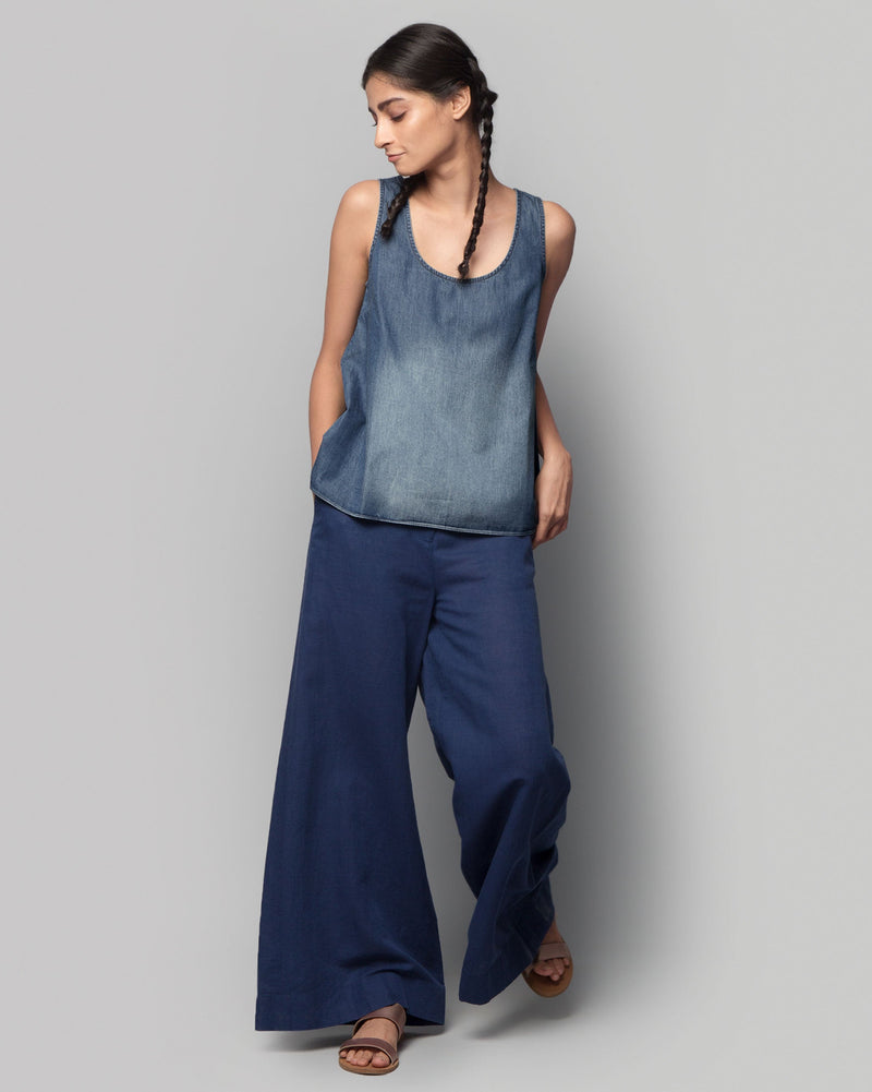 Diana Pleated-back Top