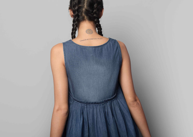 Diana Pleated-back Top