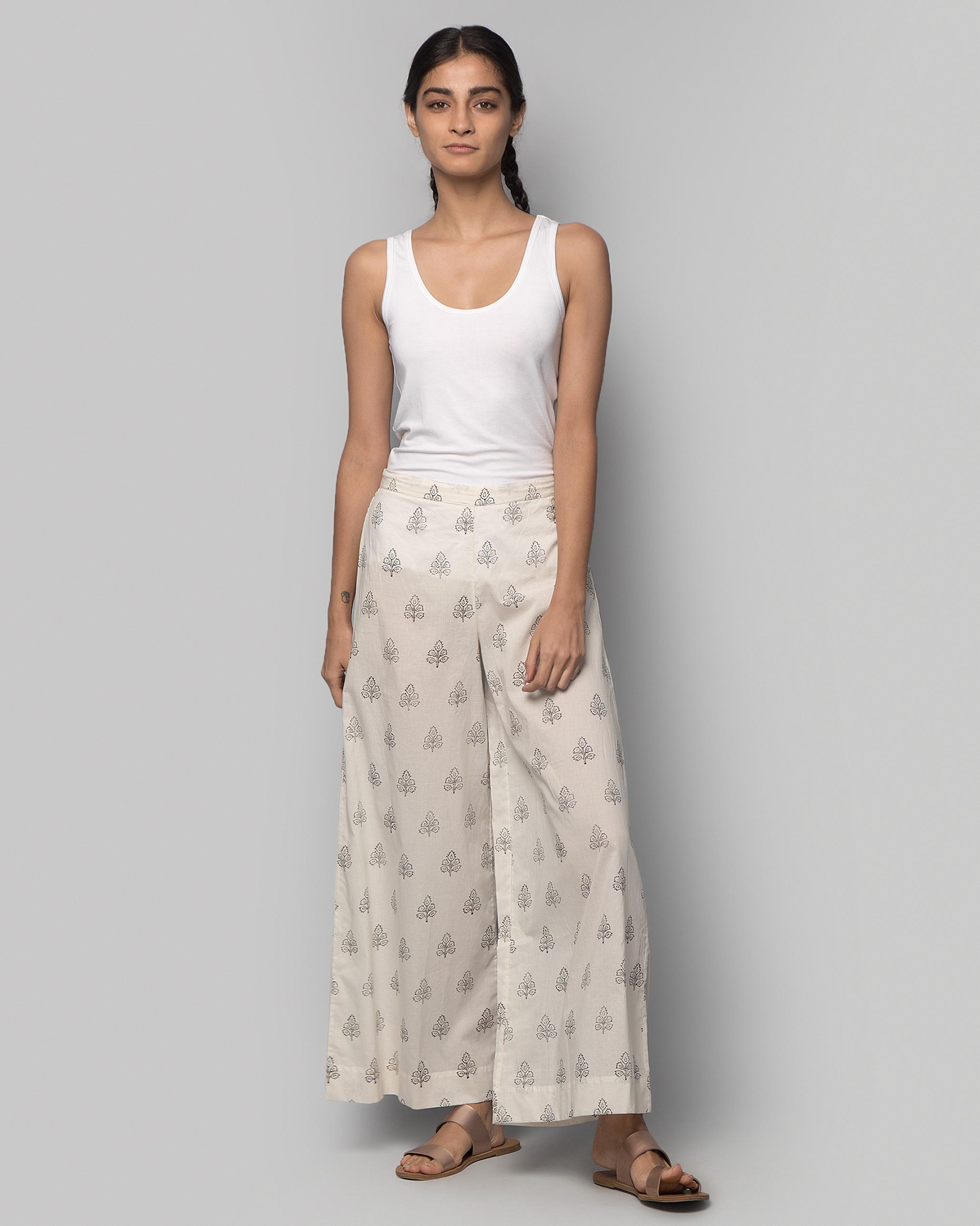Ash Full-length Pyjama - Charcoal Boota