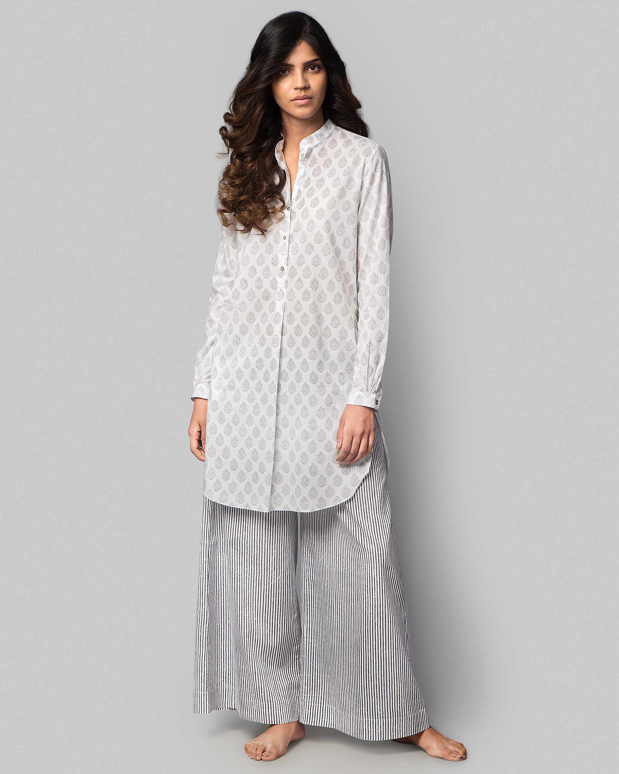 Nazare Basic Mid-Length Kurta