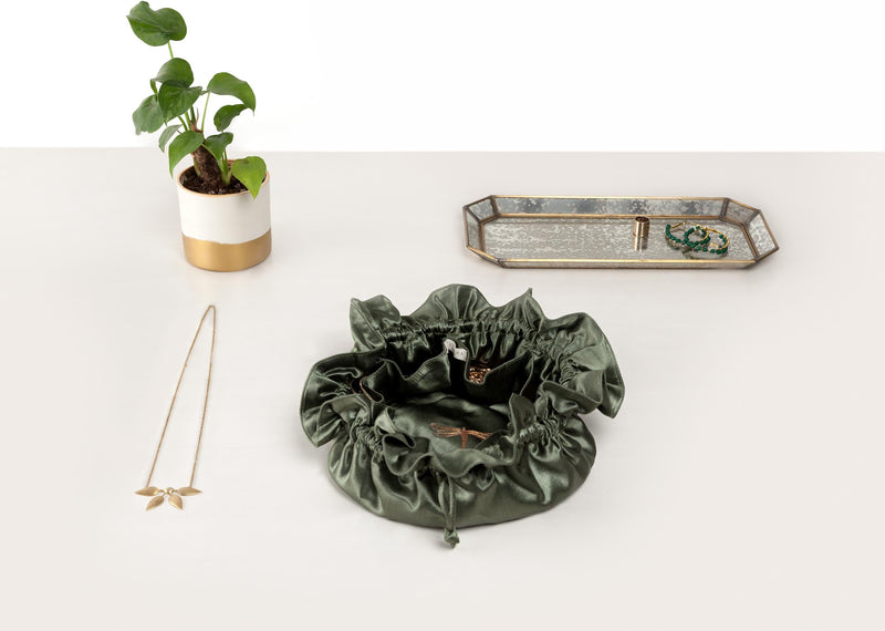 Masai Jewelry Pouch - Olivine