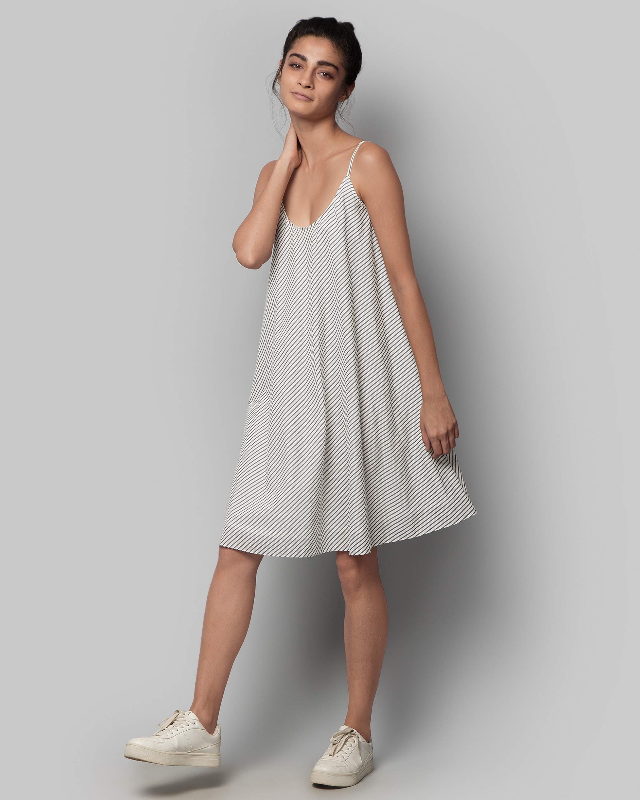 Lola Stripe Swing Dress