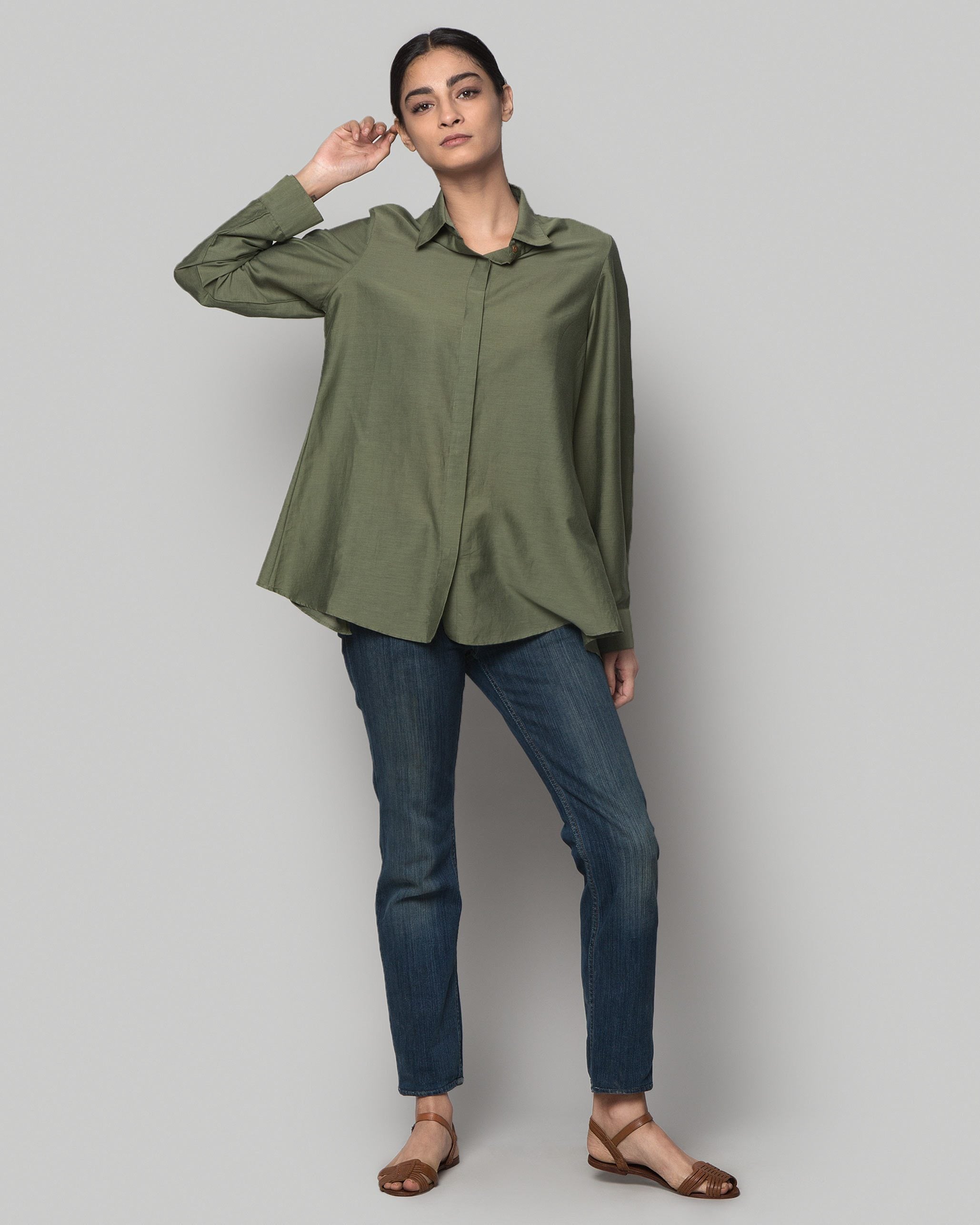 Madagascar Shirt - Olivine