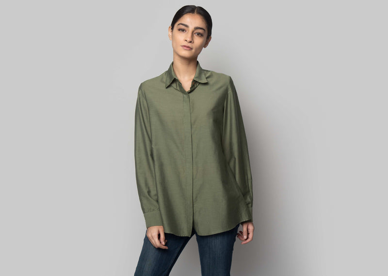 Madagascar Shirt - Olivine