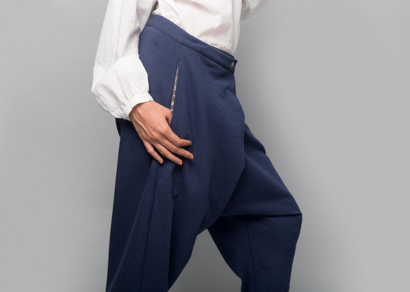Jinan Slouchy Pants - Indigo