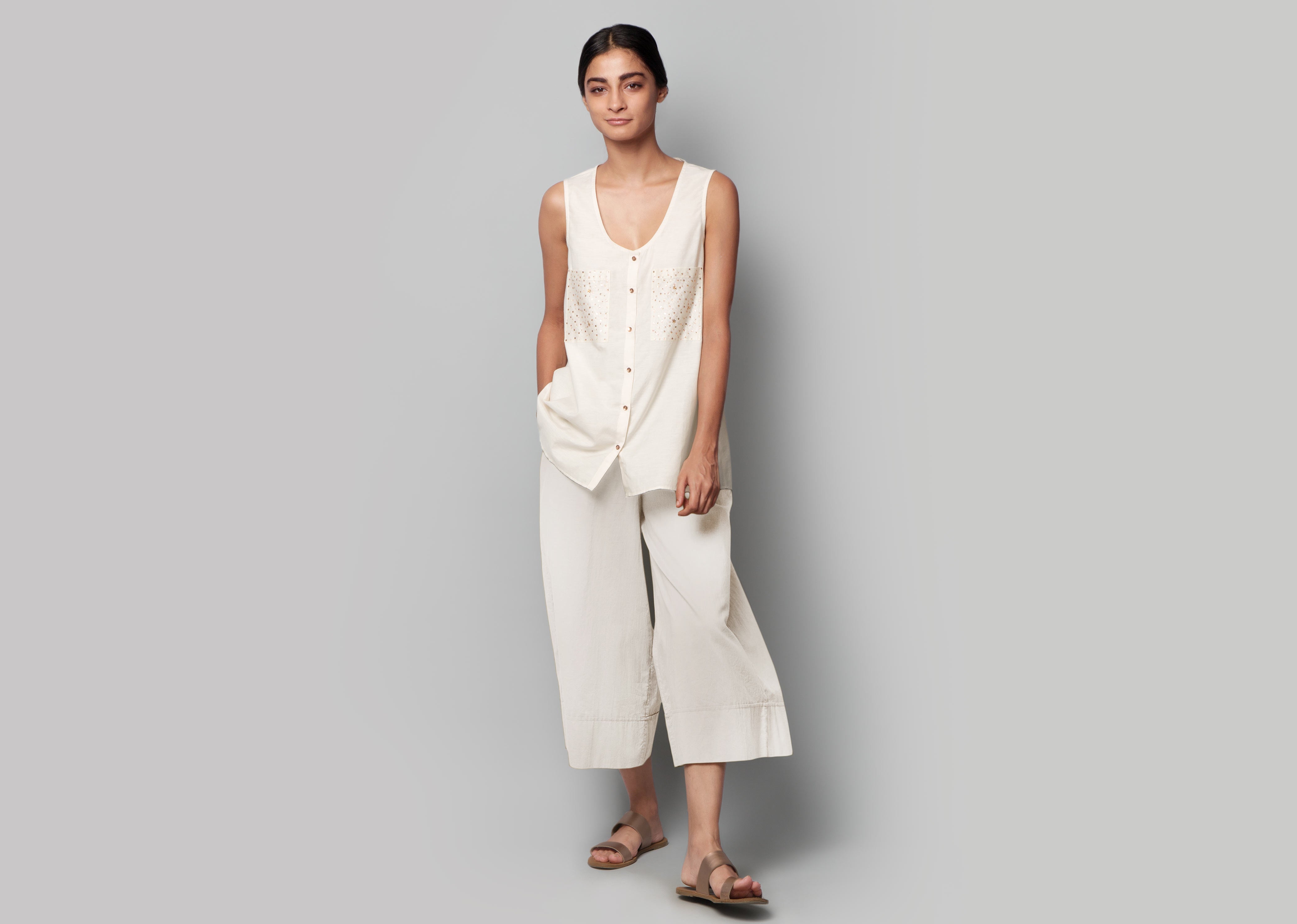 Dewdrop Sleeveless Top