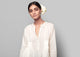 Ambar Peasant Blouse - Ivory