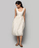 Ashwani Chanderi Dress - Ivory