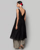 Ashwani Chanderi Dress - Black