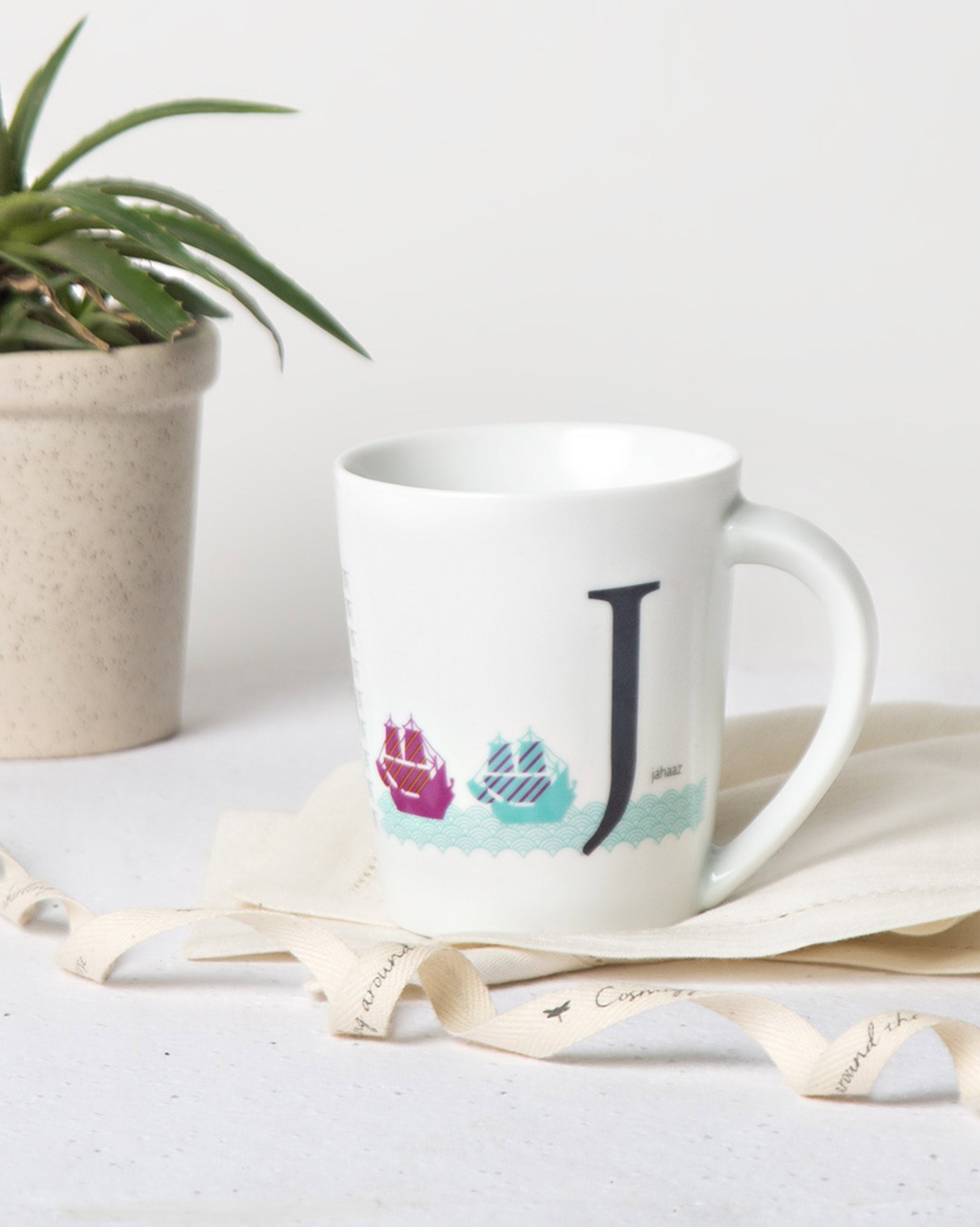 Alphabet J Mug